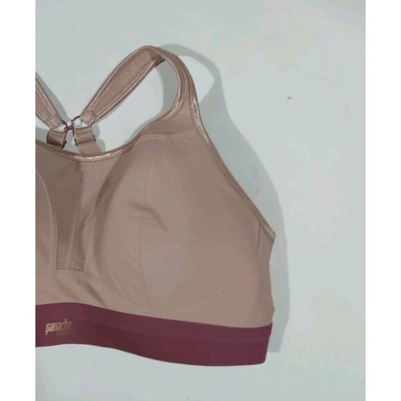 Panache 7341B Boundless Non Wired Sports Bra Size 40D Pink High Impact Racerback - Picture 2 of 8